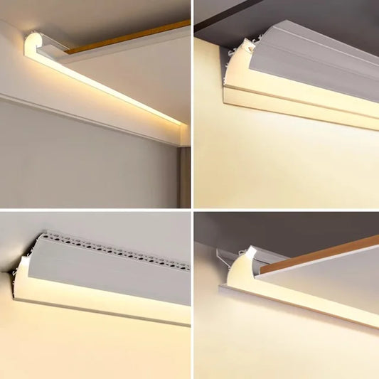 1m LED Aluminum Profile Top Corner Light