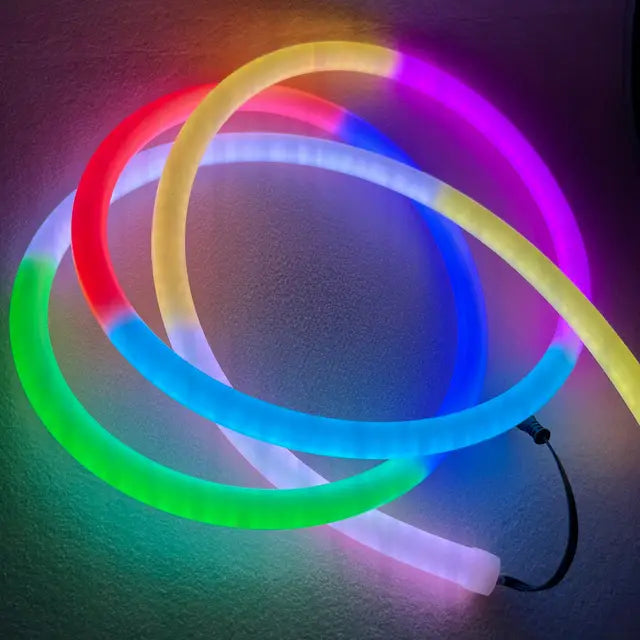 Smart RGB neon flex light IP67 360 12v D22mm 5m/roll