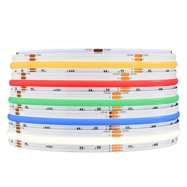 RGBW COB LED Strip Light 12v