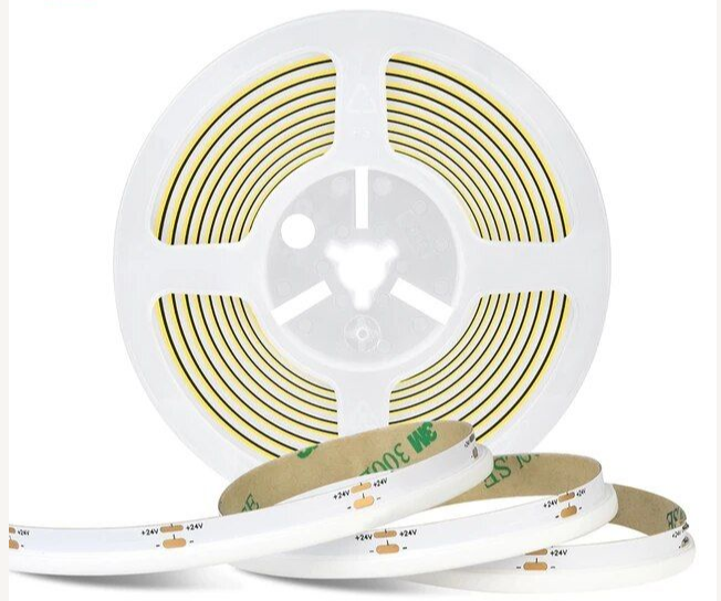 COB LED Strip Side View WW 24vDC RA90 480 Led/m 5m/Roll