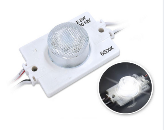 MODULE L-SIDE 1 LED 2.5W 12vDC 6500K G3 IP65 10mod/unit