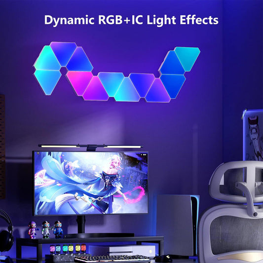 Triangle Wall Light LED Quantum Lamp RGBIC