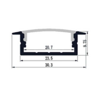 AL-013 Aluminium Profile with diffuser