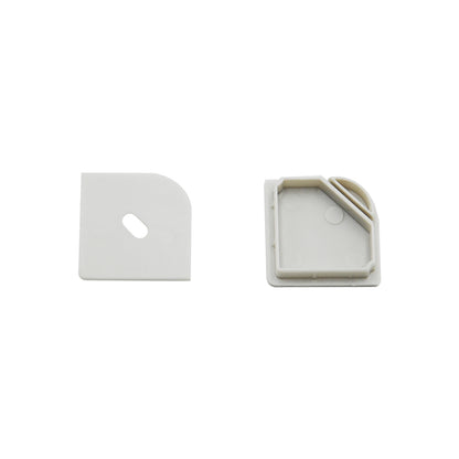 AL-005 2m 16x16 Corner Style Aluminium Extrusion with Square Opal Diffuser